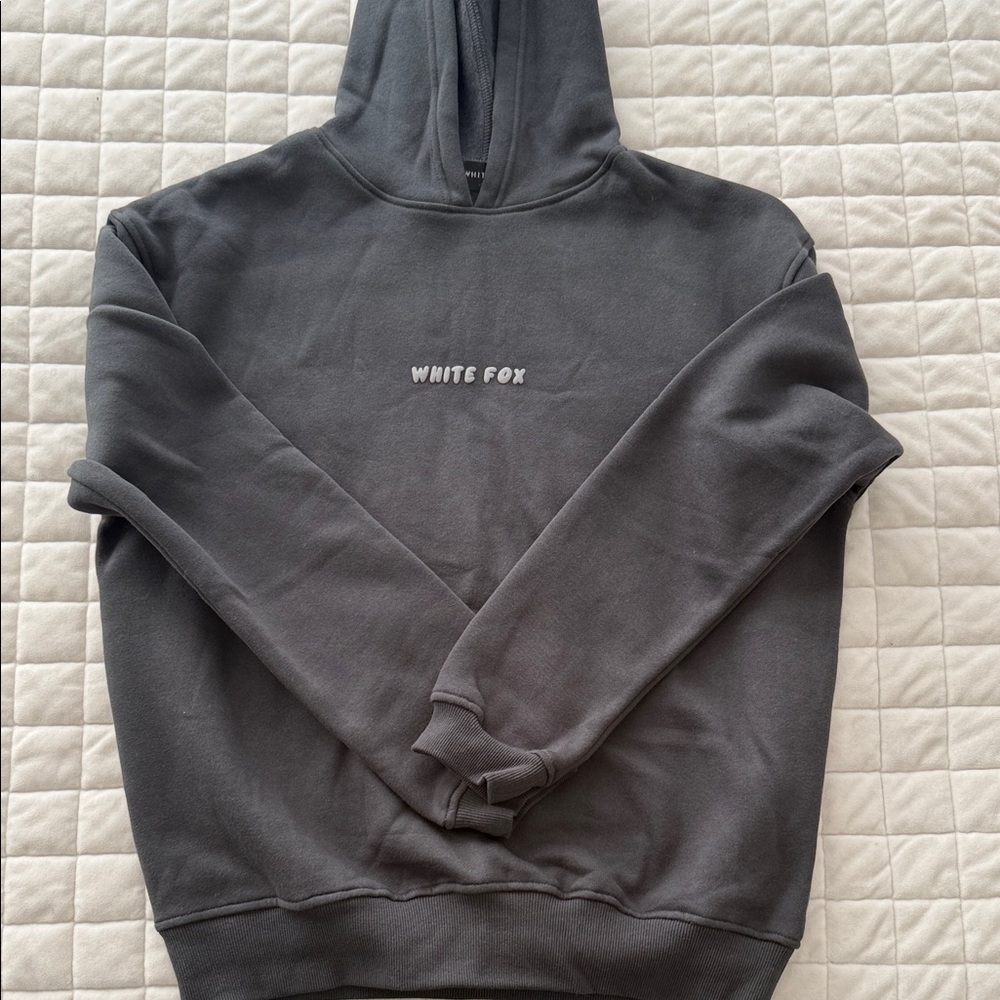 White Fox Boutique Gray Hoodie